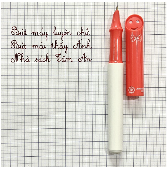Bút mài Thầy Ánh mặt cười SH056 ngòi kim tinh êm trơn - Bút luyện chữ đẹp Ánh Dương